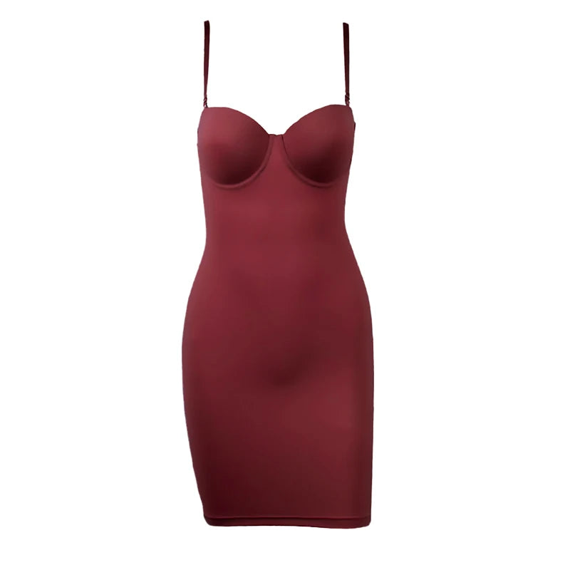 Full-Length Shapewear Slip Dress